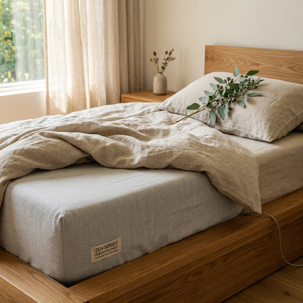 Zen Series Grounding Fitted Sheet - Restore Your Energy While You Sleep