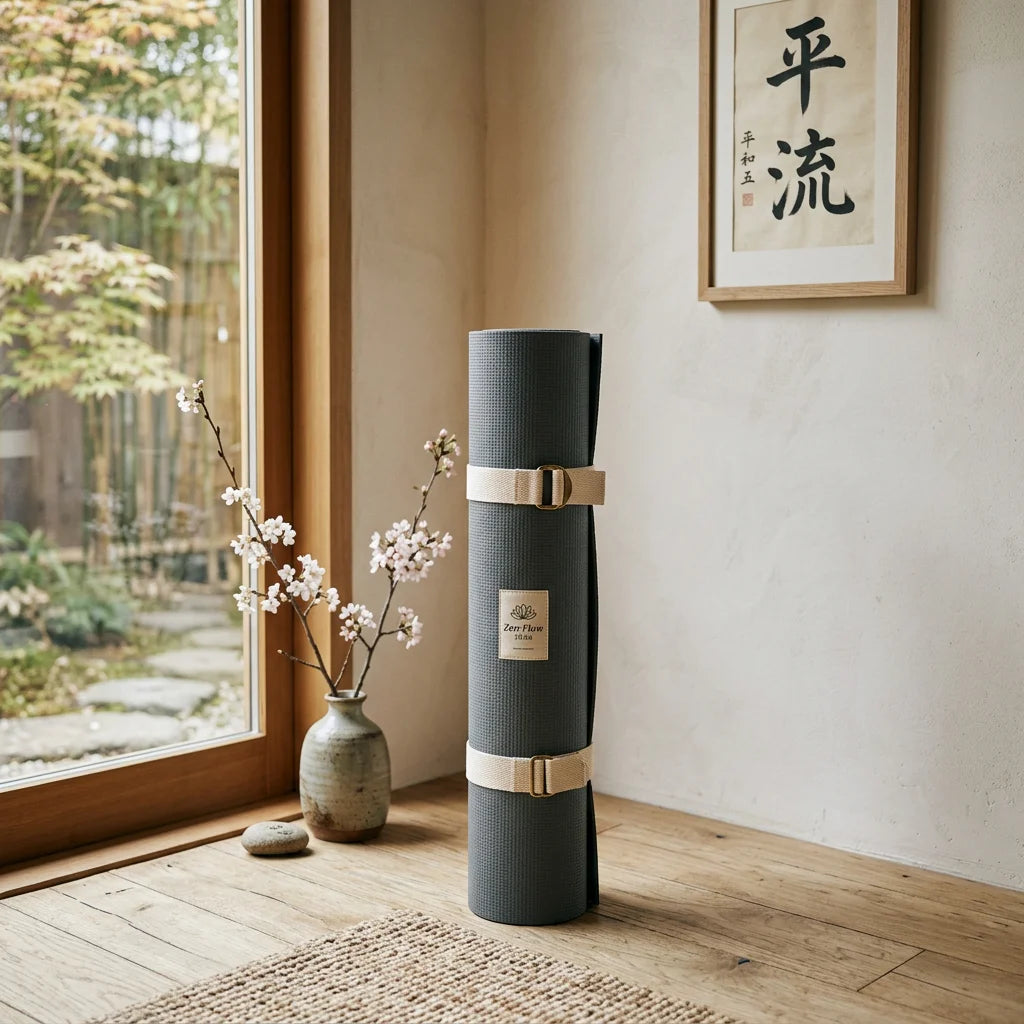 Zen-Flow Grounding Yoga Mat - Natural Cork & Earth Connection