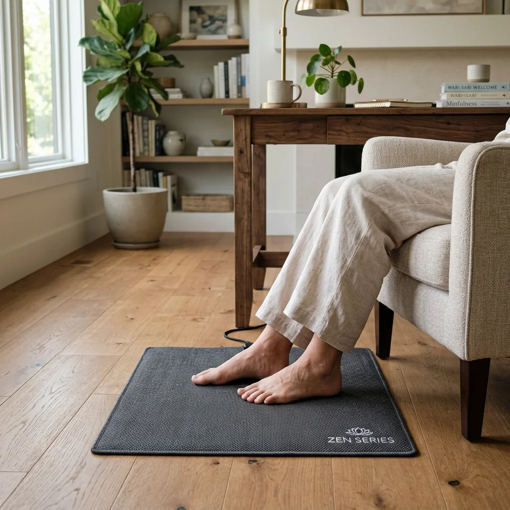 Zen Series Grounding Foot Mat - Primal Connection for Busy Feet