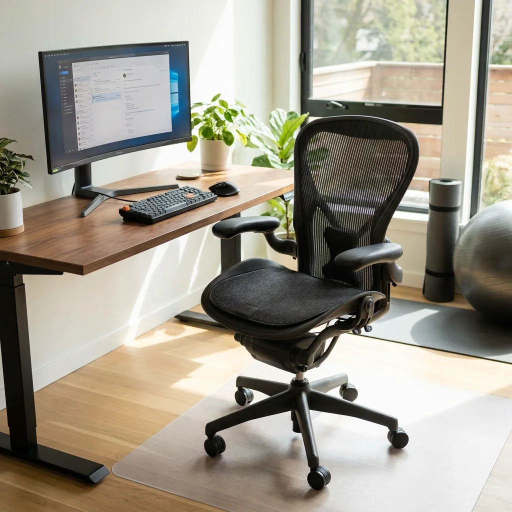 Zen Series Grounding Office & Sofa Pad - Breathable Anti-Static Comfort