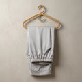 Zen-Apparel Silver Silk Pajamas