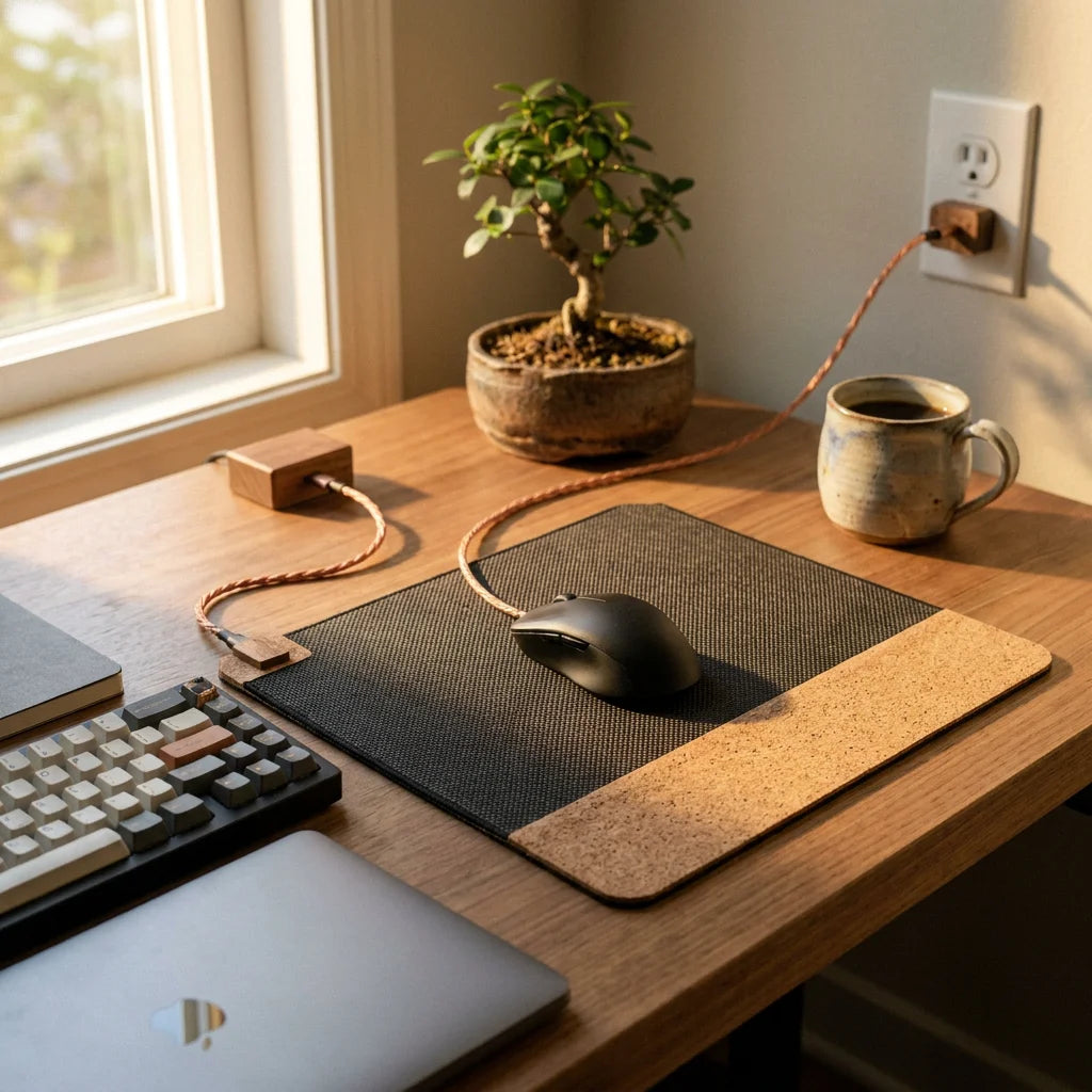 Fingertip Zen - Grounding Mouse Pad for the Digital Soul
